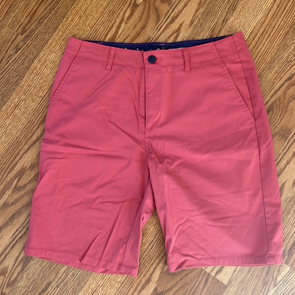 Johnnie-O Prep-Formance Salmon Pink Shorts - Picture 1 of 3